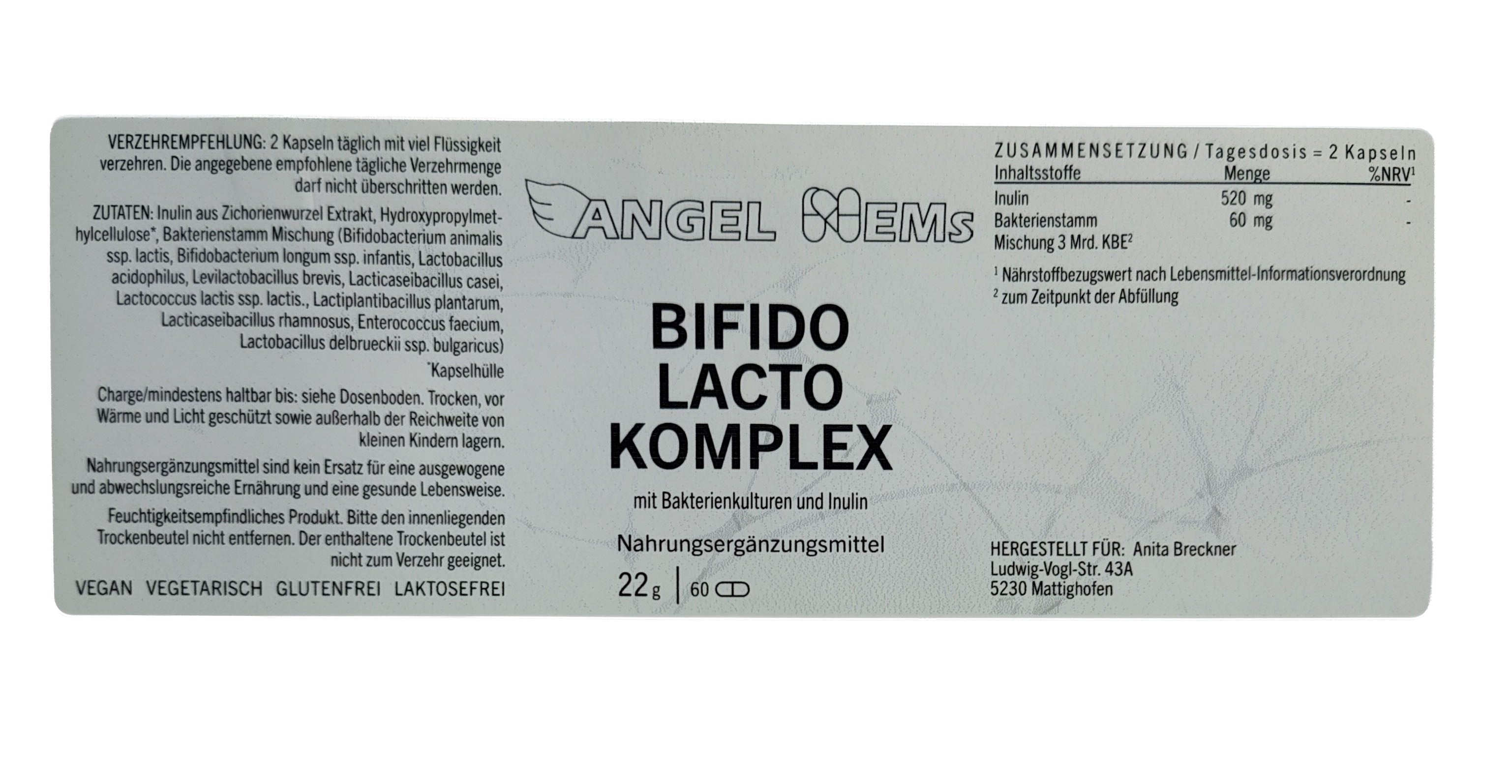 Bifido Lacto - 60 Kapseln