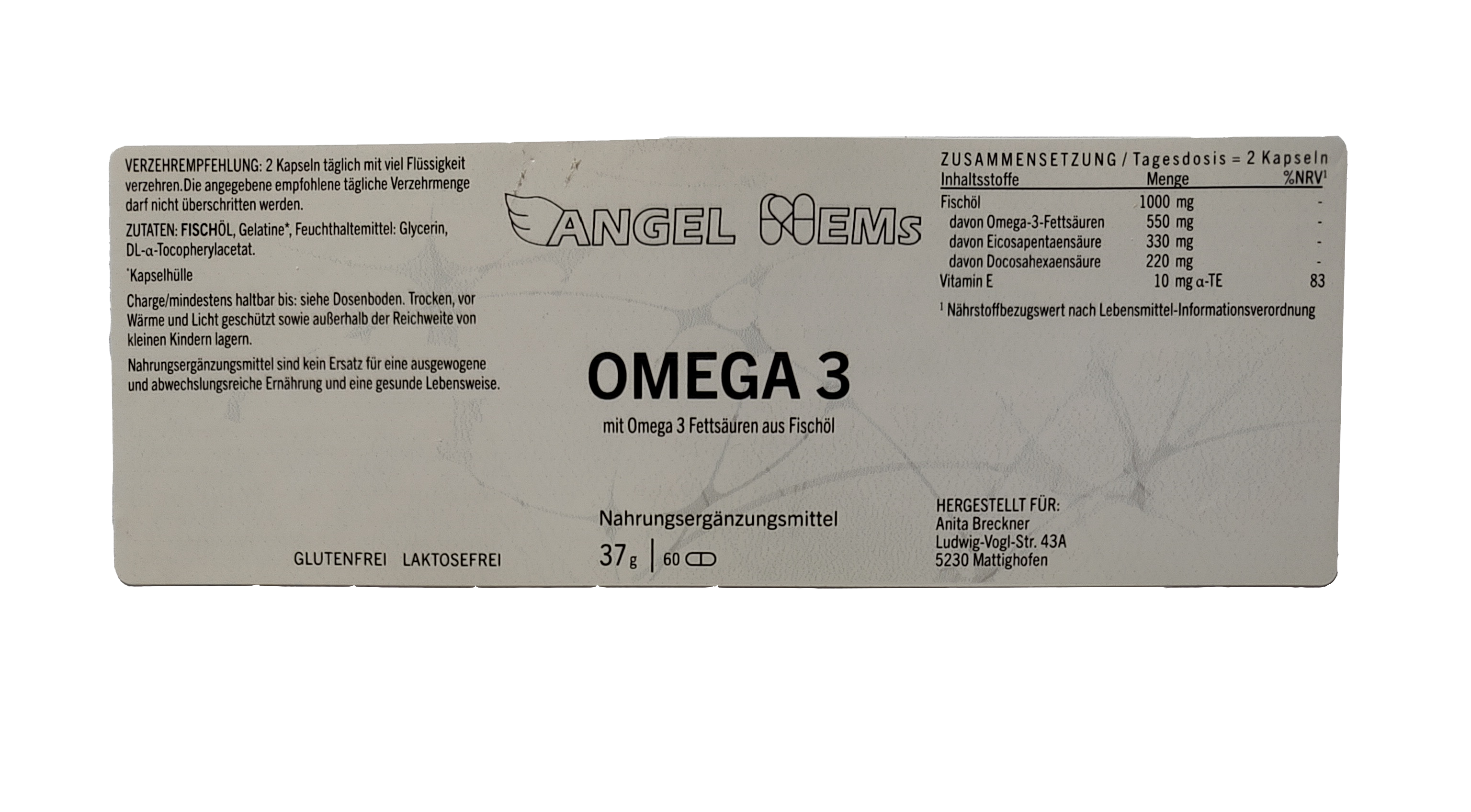 Omega 3 - 60 Stück Weichgelatine-Kapsel